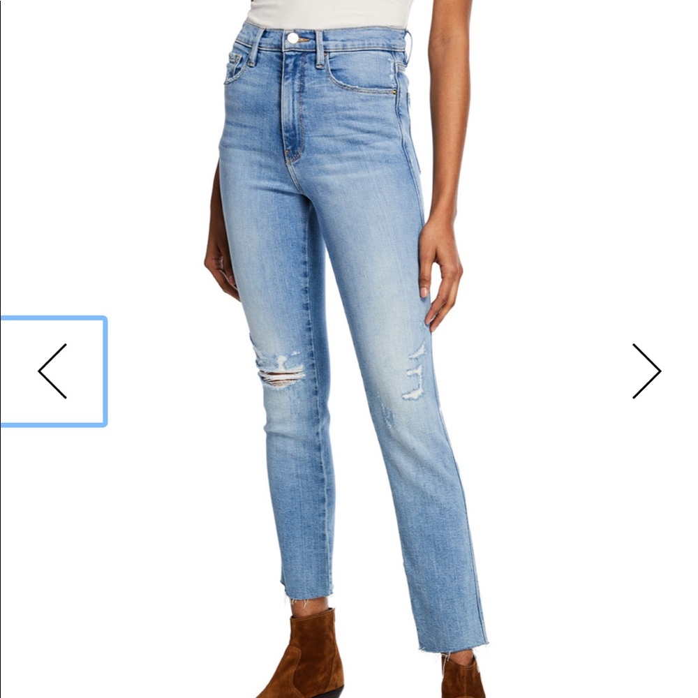 Frame Le High Slender Straight in 28